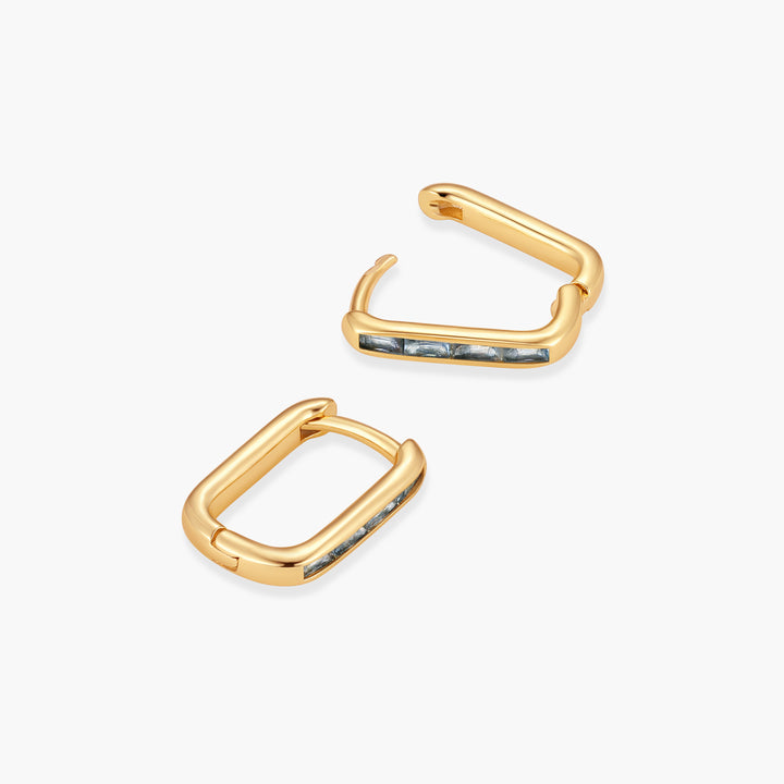 Billie Birthstone Hoops