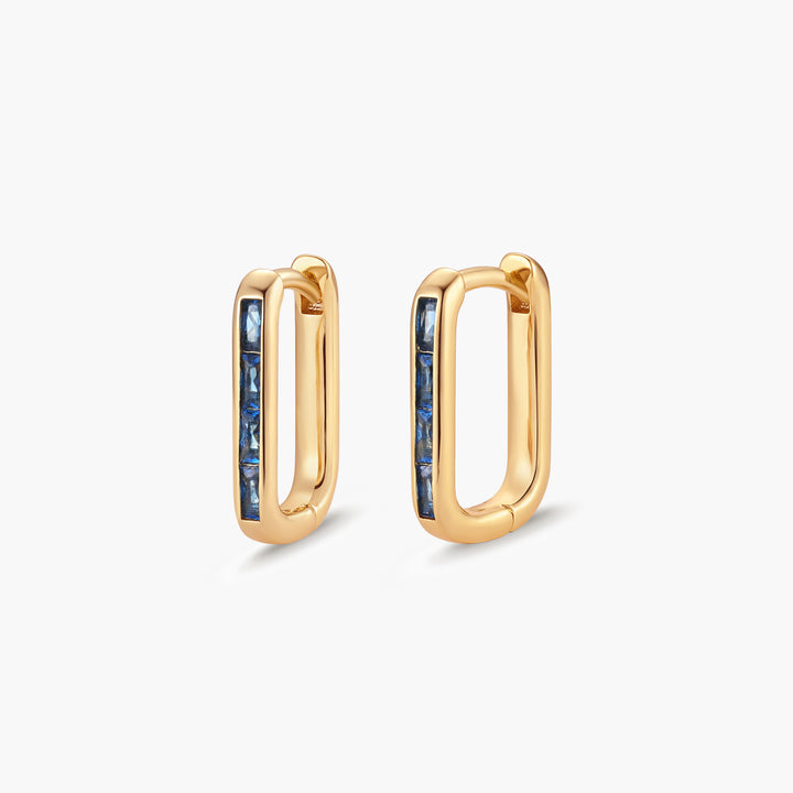 Billie Birthstone Hoops