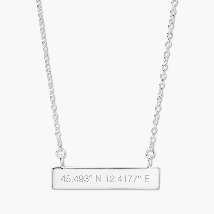 Coordinate Bar Necklace