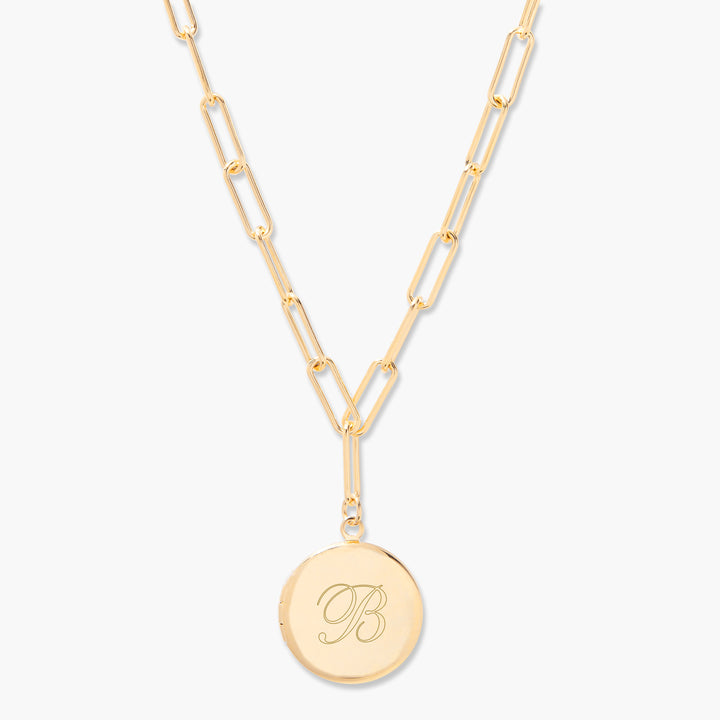 Isla Elongated Link Locket