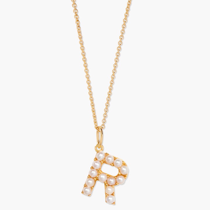 Bridget Pearl Initial Necklace