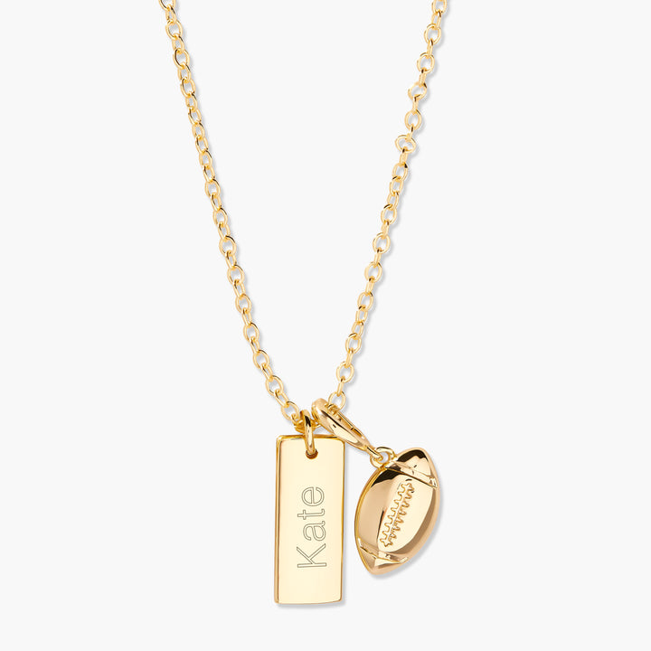 Effie Sports Name Necklace