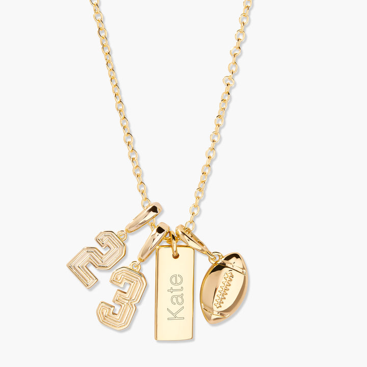 Effie Sports Name Necklace