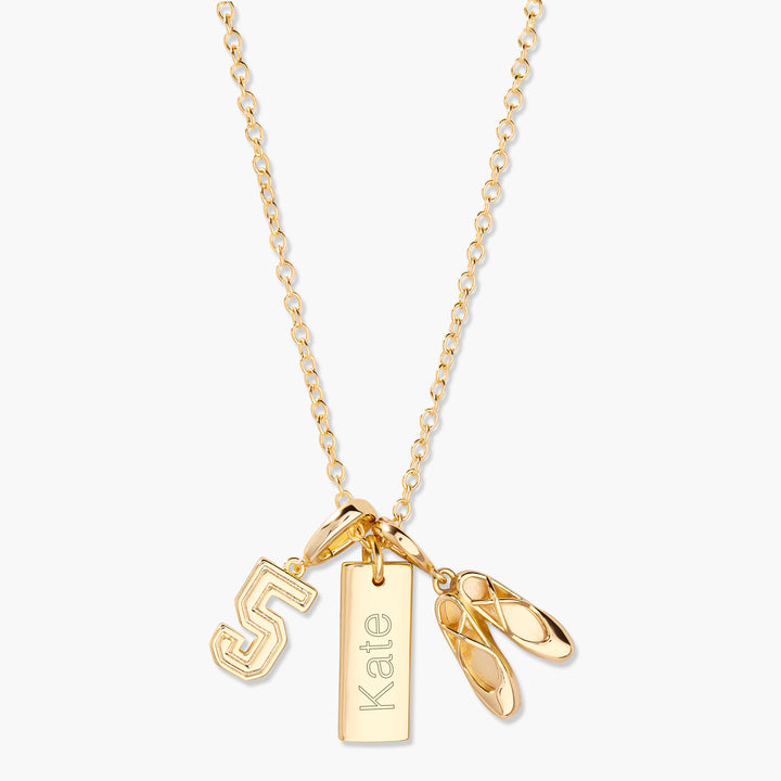 Effie Sports Name Necklace