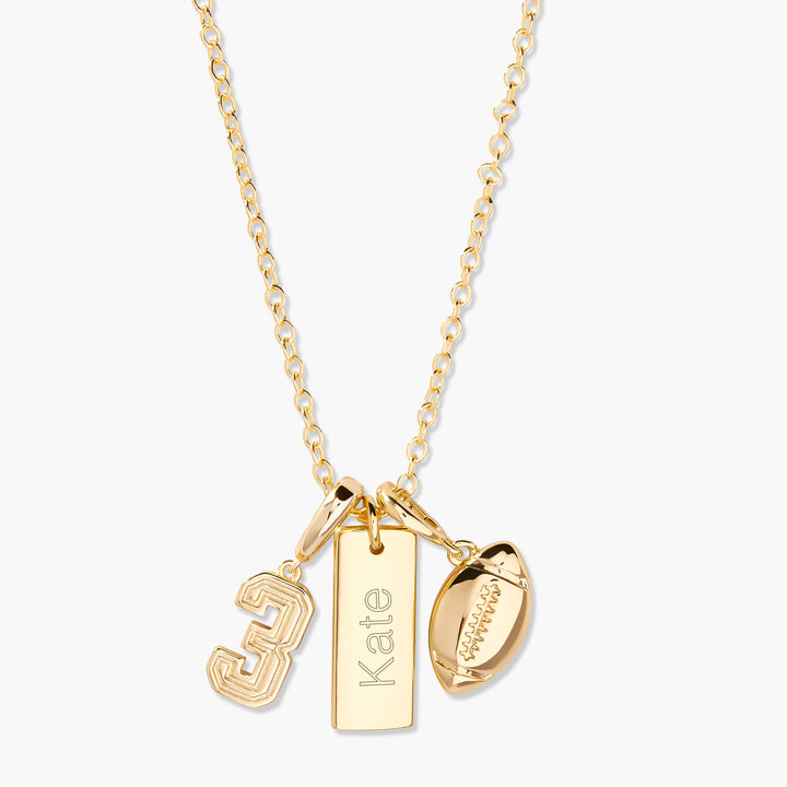 Effie Sports Name Necklace