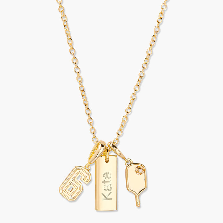 Effie Sports Name Necklace