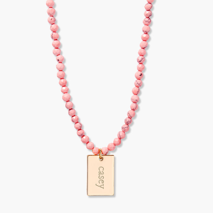 Bennett Tag Charm Necklace