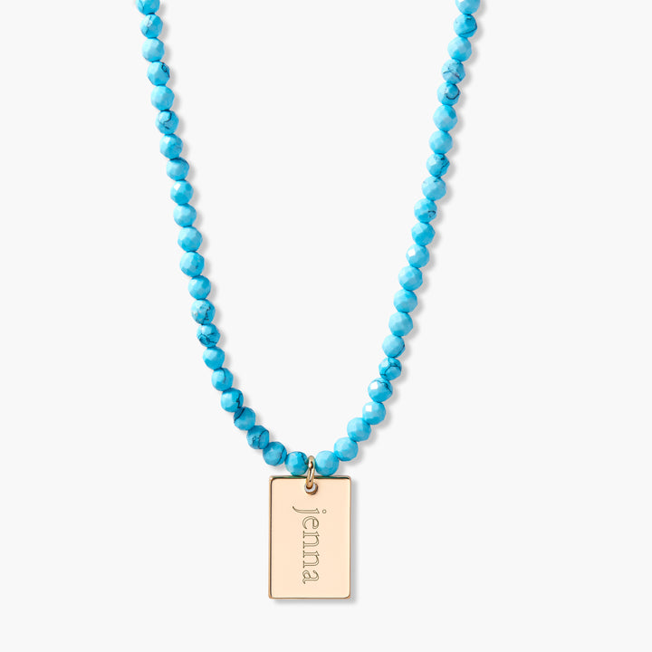 Bennett Tag Charm Necklace