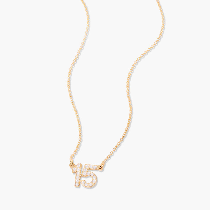 Elliot Number Necklace