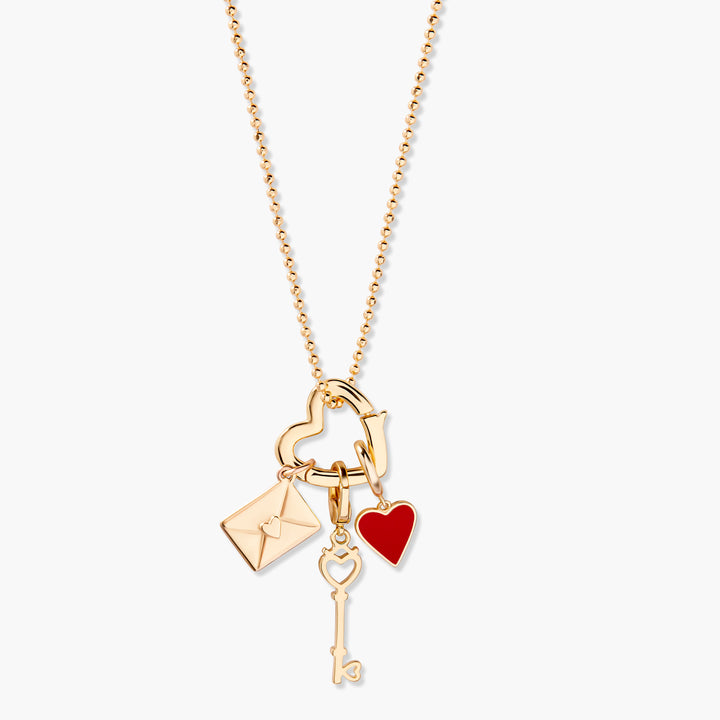 Build Your Own Heart Charm Necklace