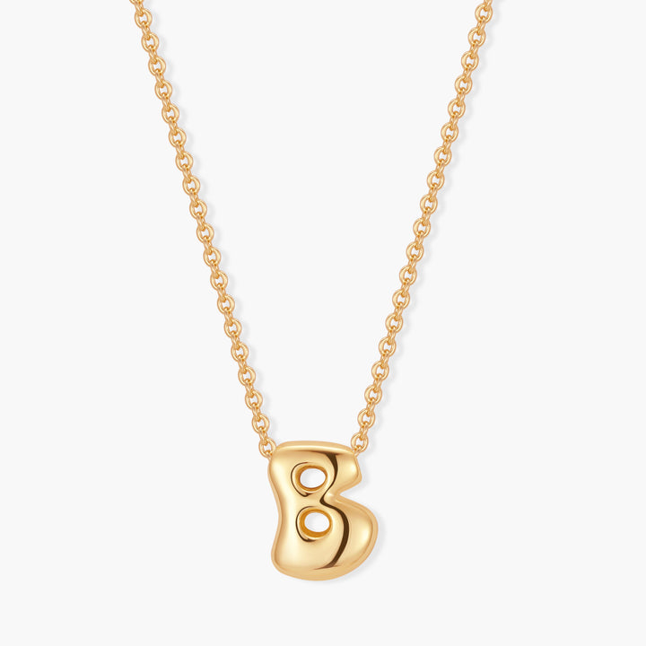 Mini Pippa Bubble Initial Necklace