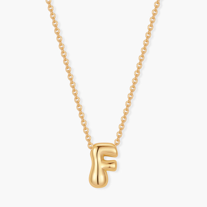 Mini Pippa Bubble Initial Necklace