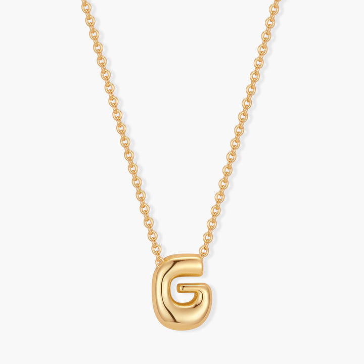 Mini Pippa Bubble Initial Necklace
