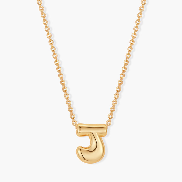 Mini Pippa Bubble Initial Necklace