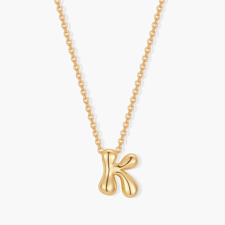 Mini Pippa Bubble Initial Necklace