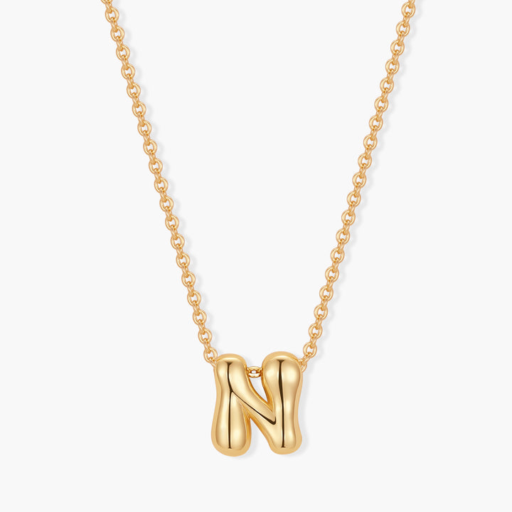 Mini Pippa Bubble Initial Necklace
