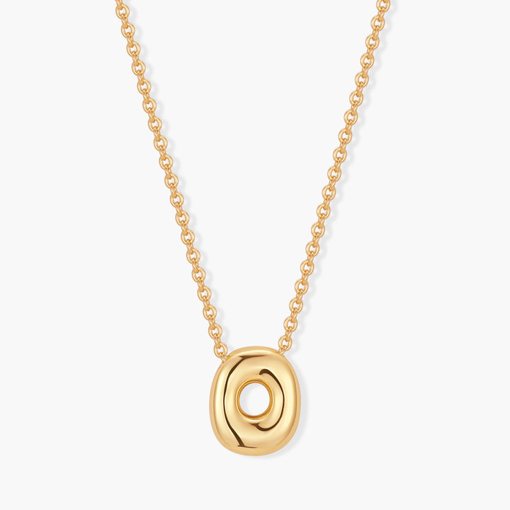 Mini Pippa Bubble Initial Necklace