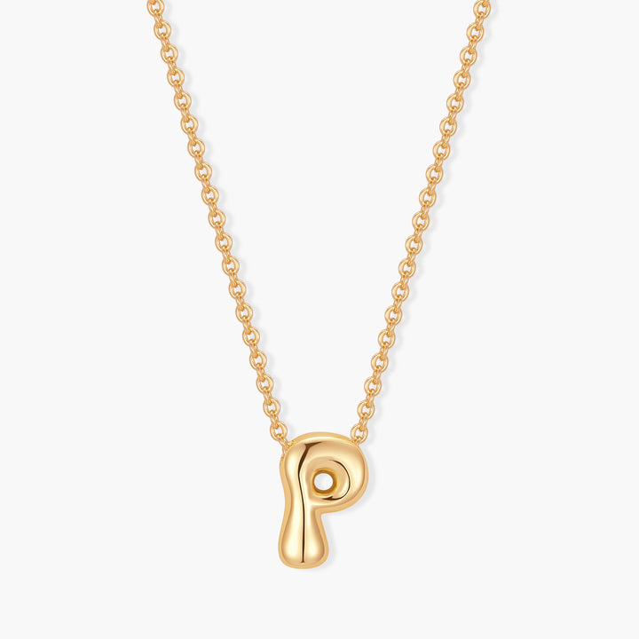 Mini Pippa Bubble Initial Necklace