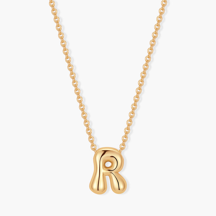 Mini Pippa Bubble Initial Necklace