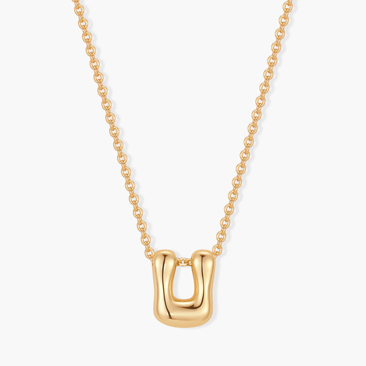 Mini Pippa Bubble Initial Necklace