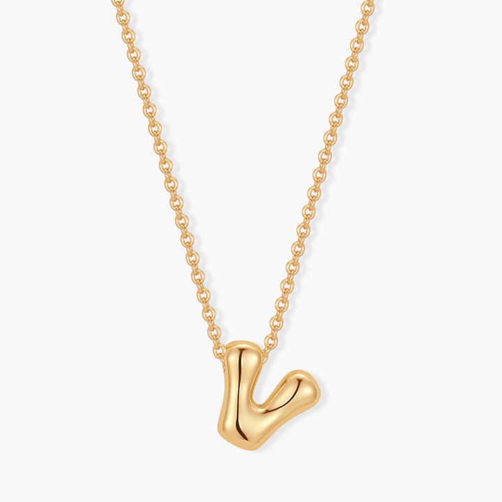 Mini Pippa Bubble Initial Necklace