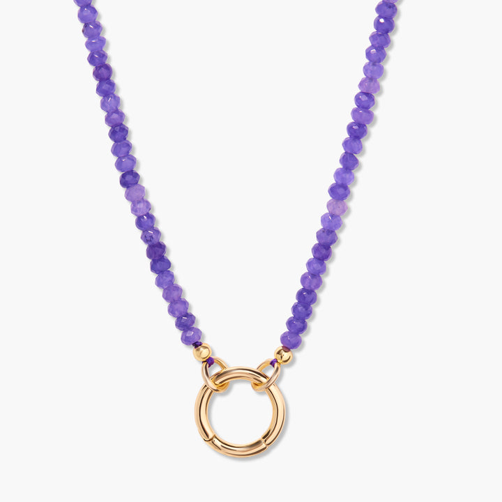 Natalie Birthstone Charm Necklace