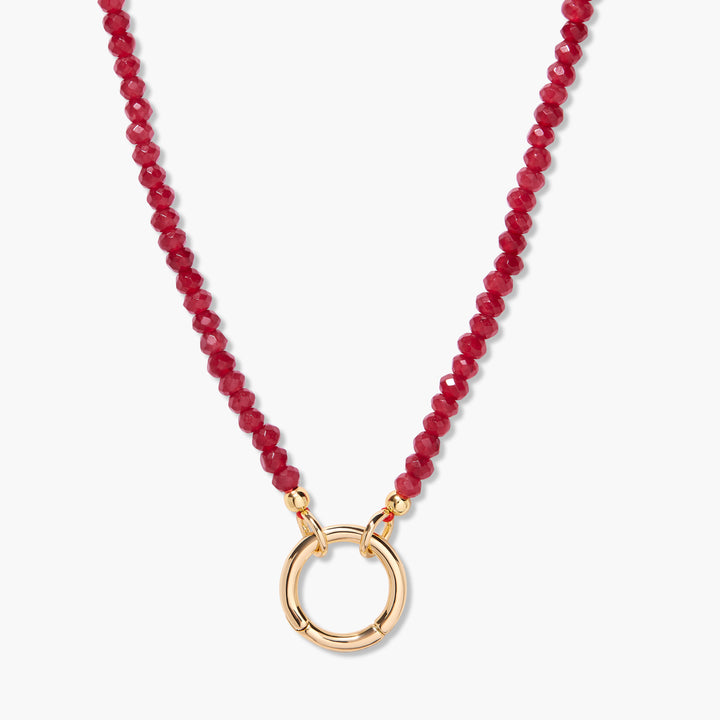 Natalie Birthstone Charm Necklace