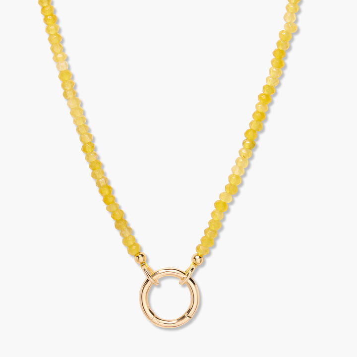 Natalie Birthstone Charm Necklace