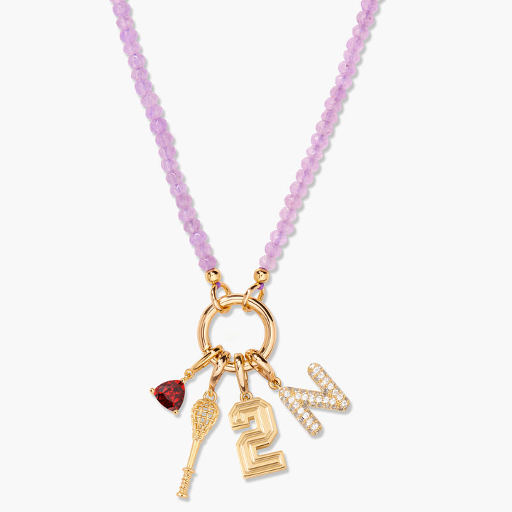 Build Your Own Natalie Birthstone Charm Necklace