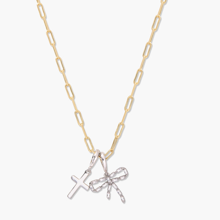 Build Your Own Mixed Metal Charm Necklace