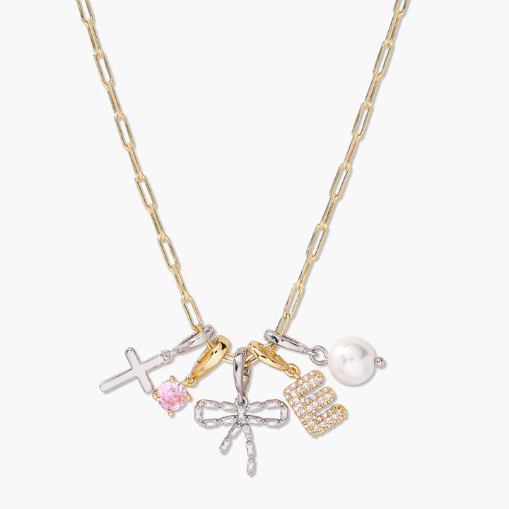 Build Your Own Mixed Metal Charm Necklace