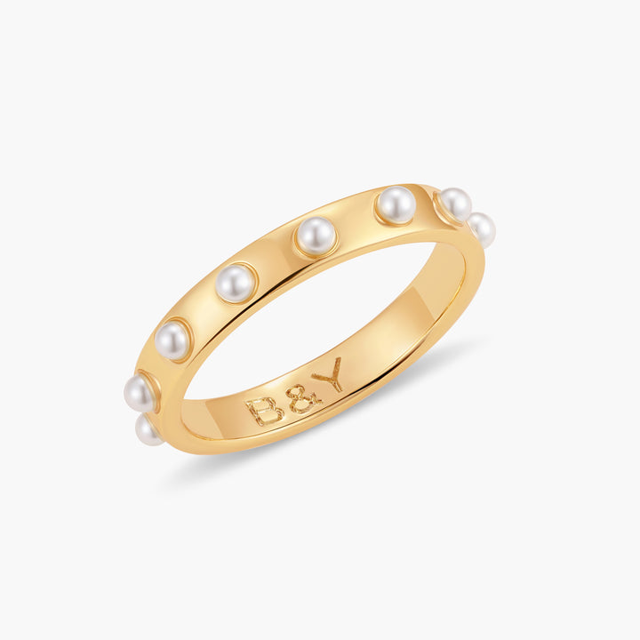 Holly Pearl Ring