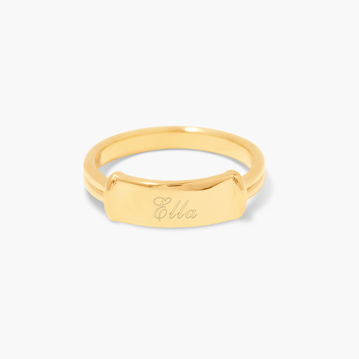 Shiloh Name Bar Ring