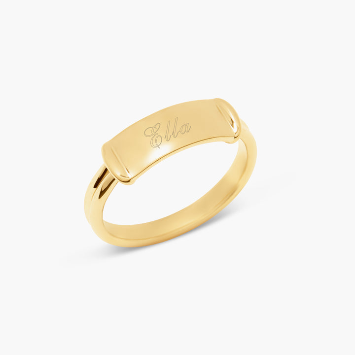 Shiloh Name Bar Ring