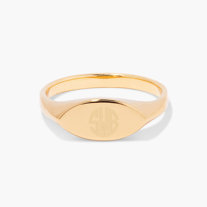 Evelyn Signet Ring