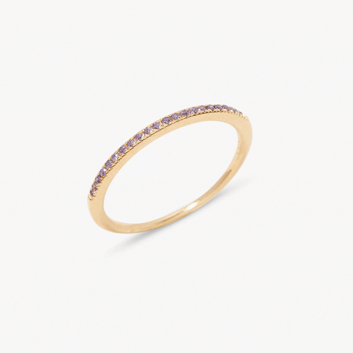 Ariana Gold Birthstone Ring