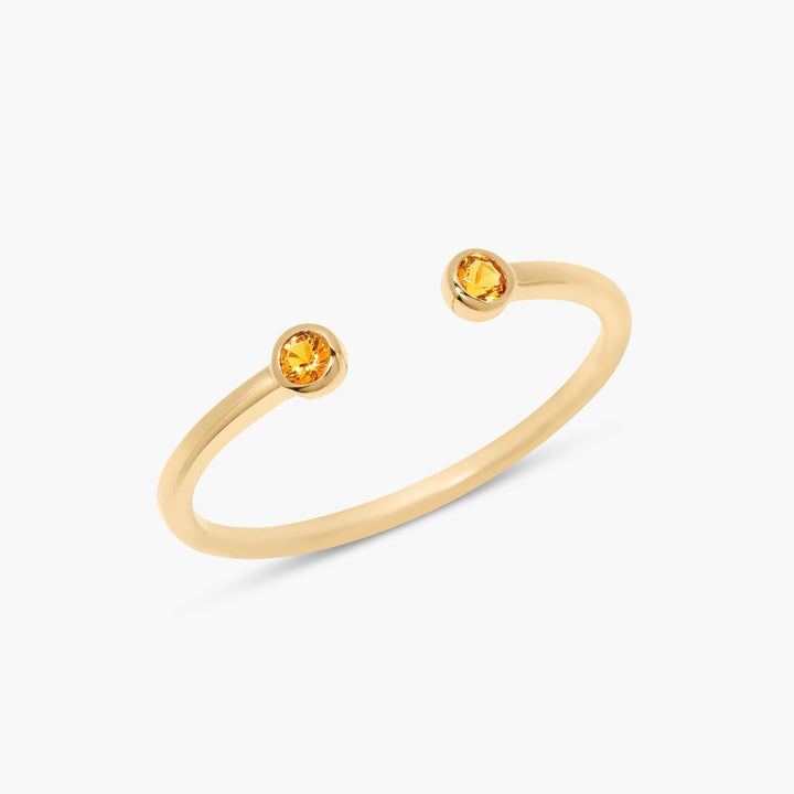 Jaymes Vermeil Birthstone Ring