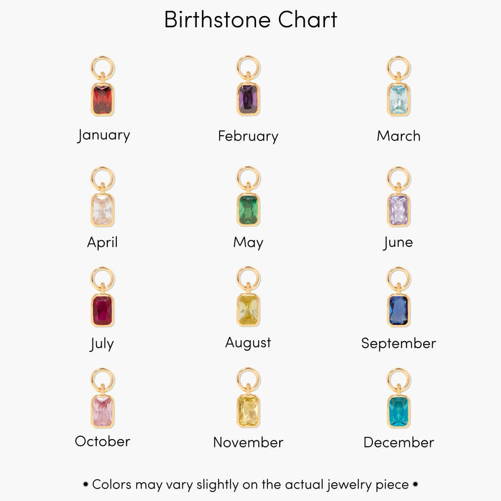 Colette Birthstone Initial Bracelet