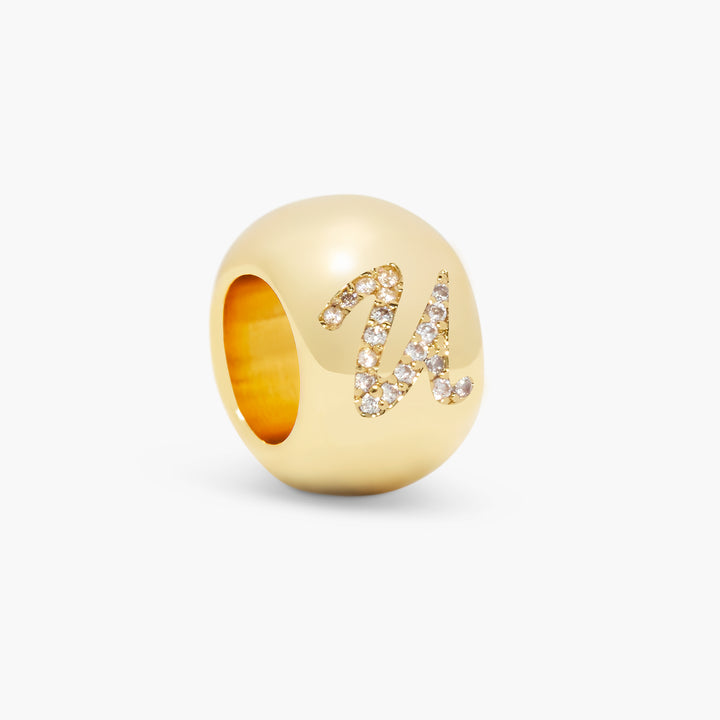 Gaby Crystal Initial Bead