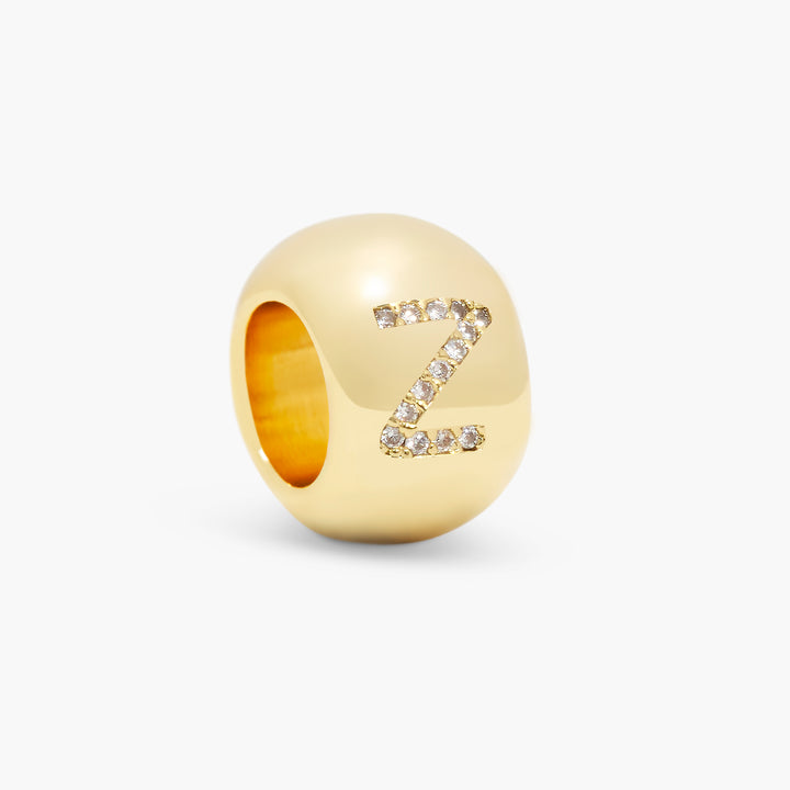 Gaby Crystal Initial Bead