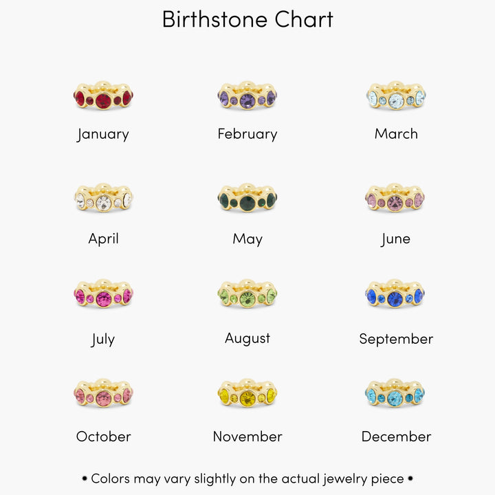 Gaby Bezel Birthstone Bead