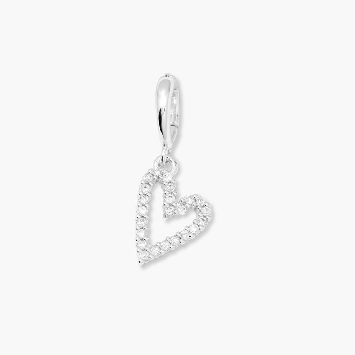 Effie Crystal Heart Charm