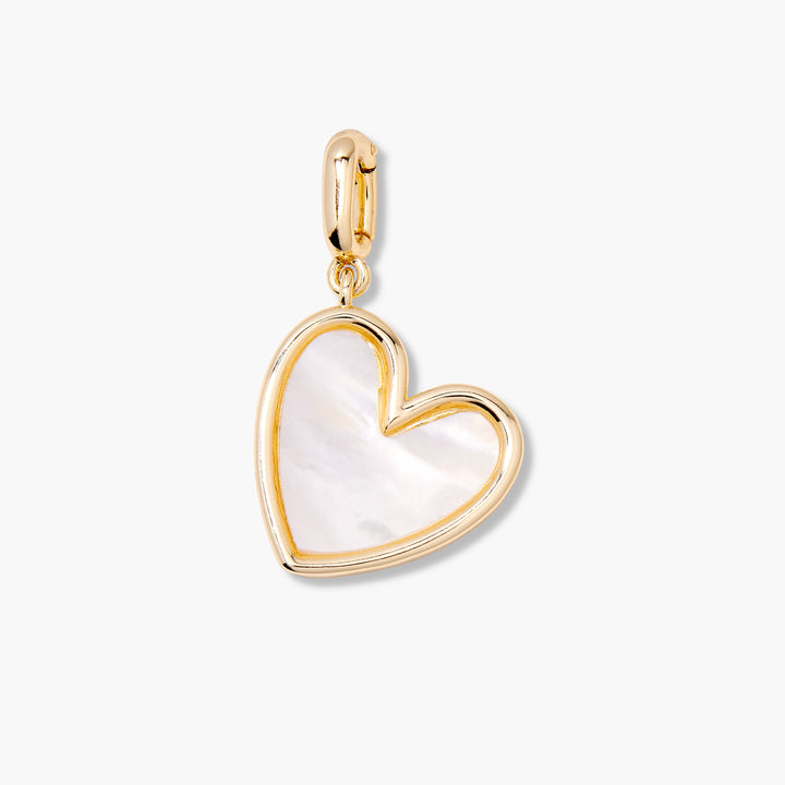 Effie Pearl Heart Charm
