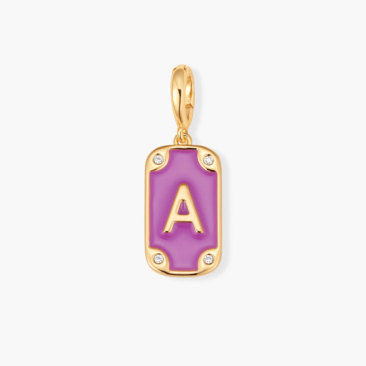 Bay Initial Tag Charm