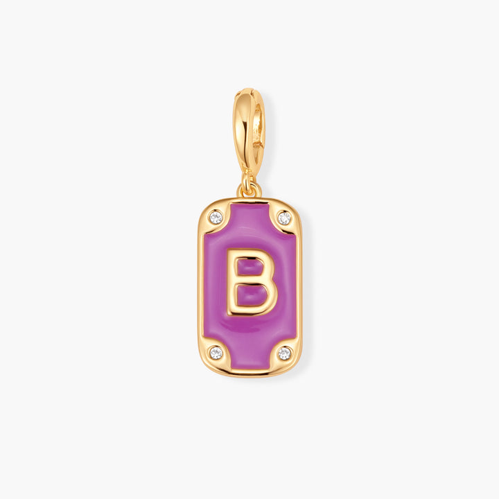 Bay Initial Tag Charm
