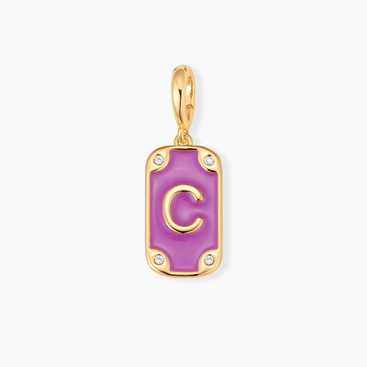 Bay Initial Tag Charm