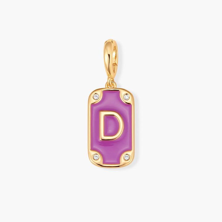 Bay Initial Tag Charm