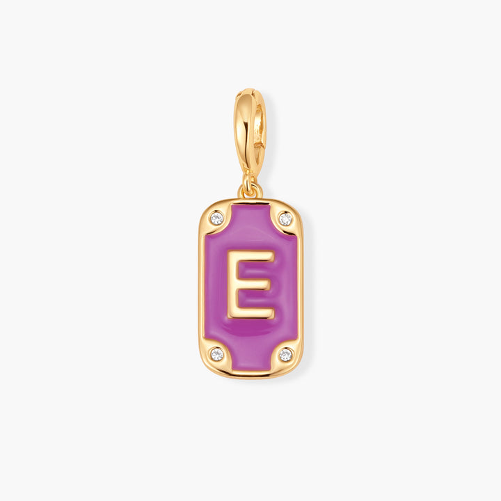 Bay Initial Tag Charm