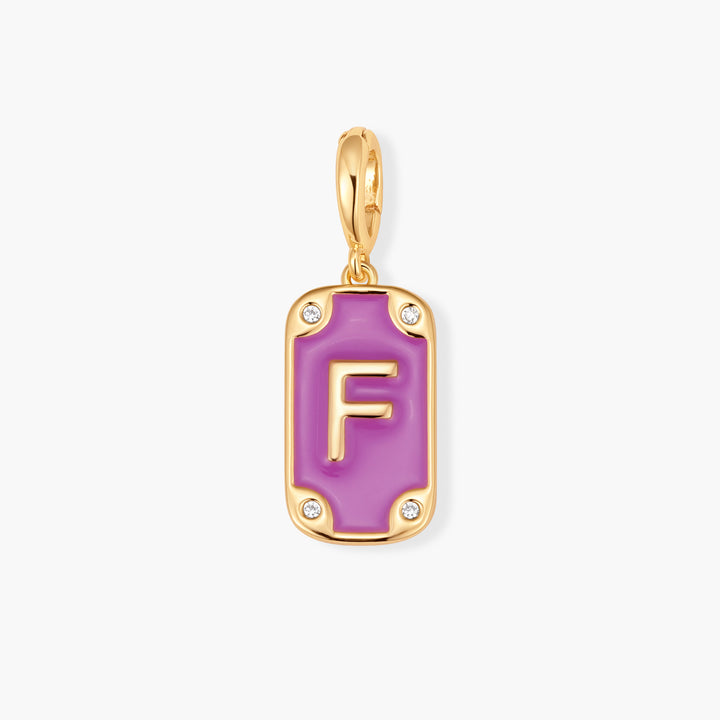 Bay Initial Tag Charm
