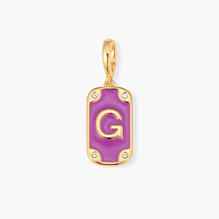 Bay Initial Tag Charm